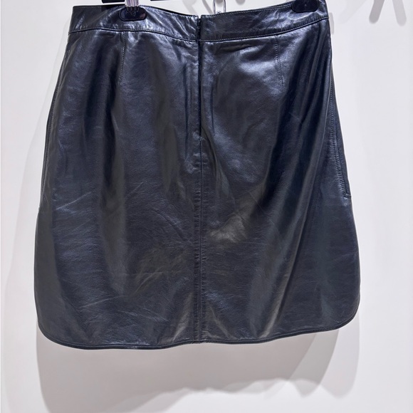 Alexander wang lamb leather skirt sz 6 - Picture 3 of 8